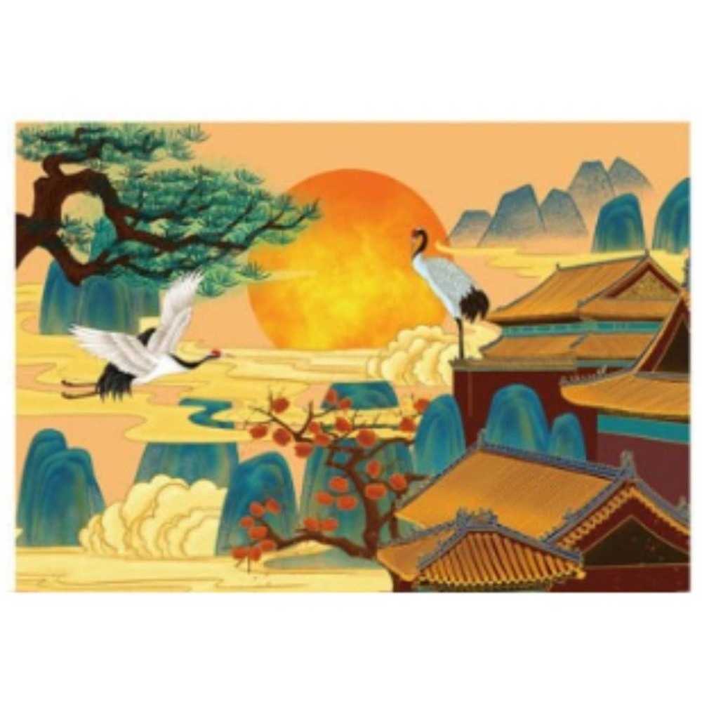 Jigsaw Puzzle 1000 Pieces - Cranes & Rooftops